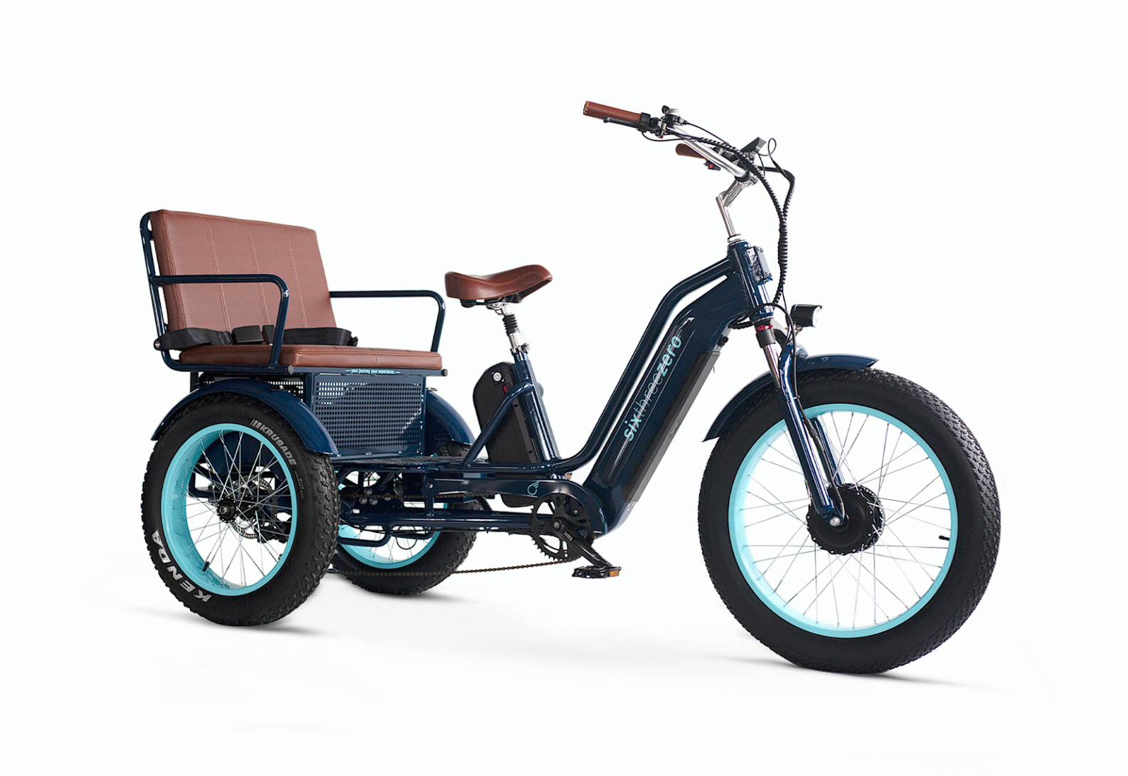 EVRYjourney E-Bike Rickshaw Dual 750W (Max 1500W, Dual Battery, Total 42Ah)