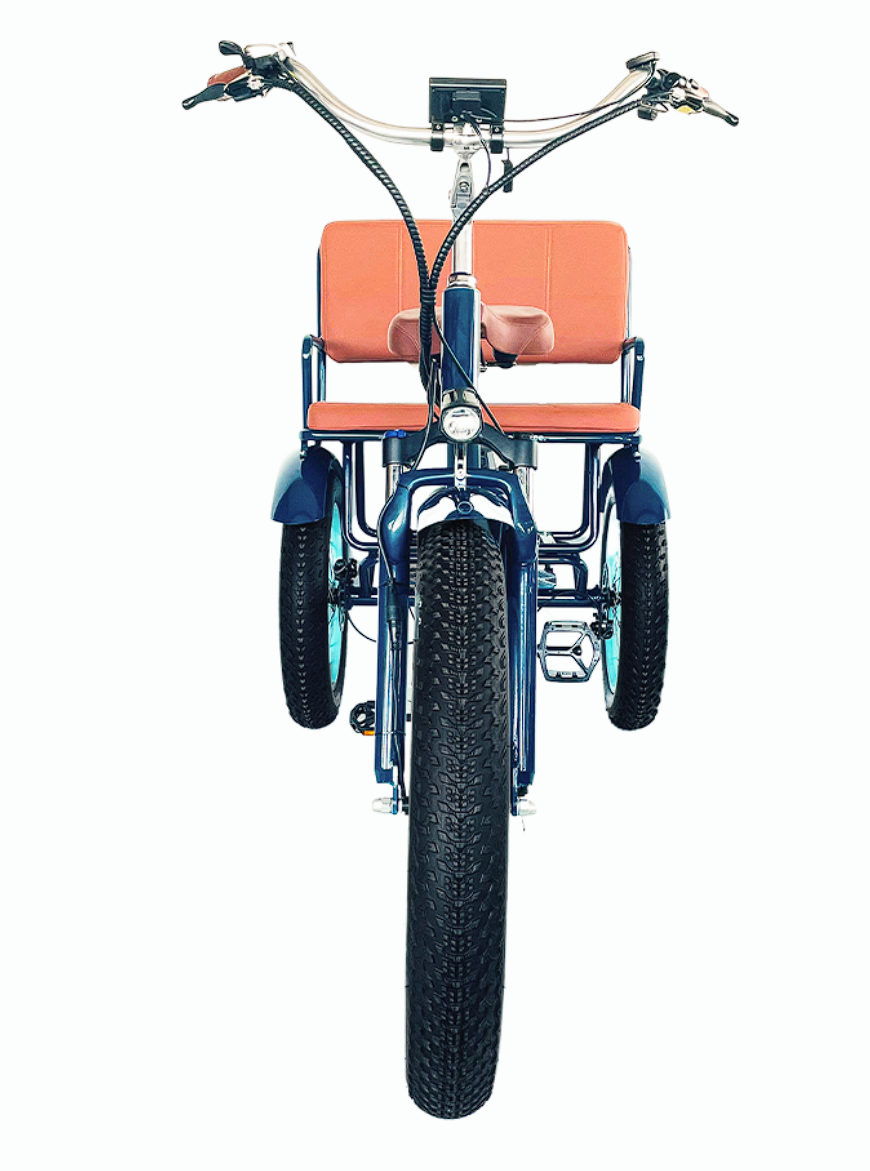 EVRYjourney Electric Tricycle Rickshaw 750W with Passenger Seat