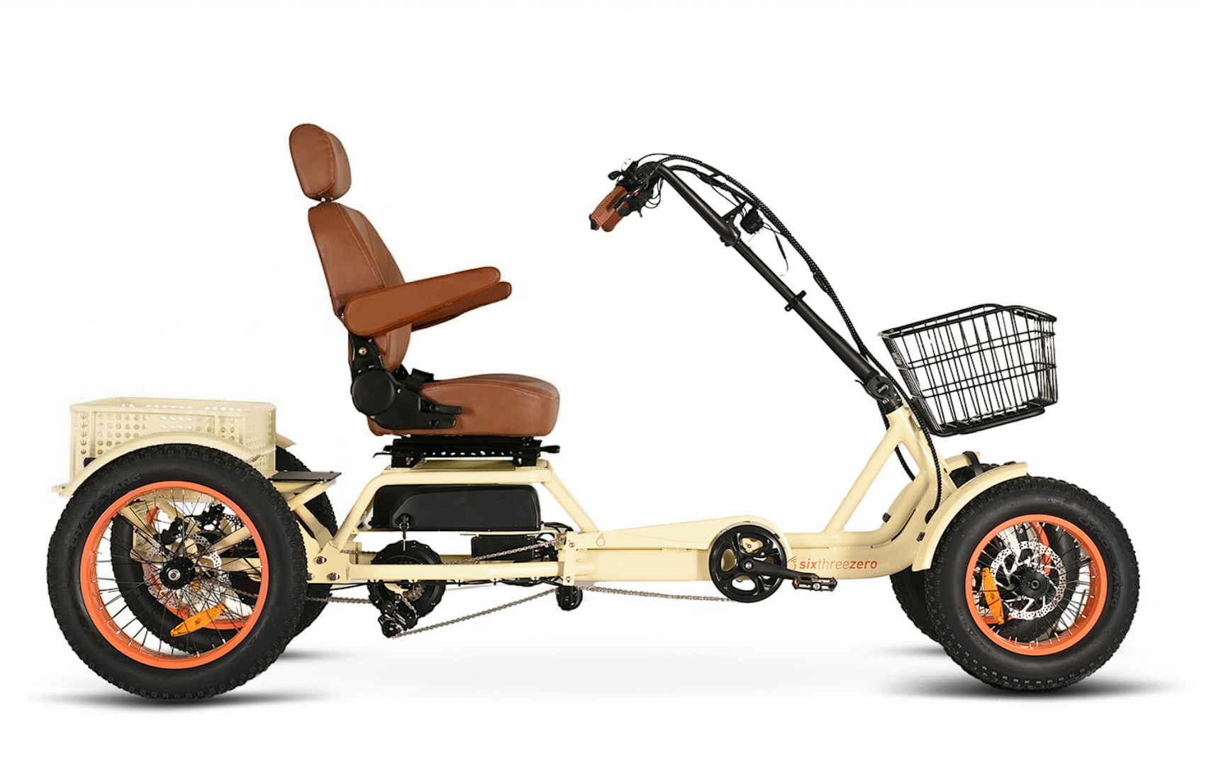 ANYterrain 4 Wheel 1500W Dual Motor Recumbent E-Bike