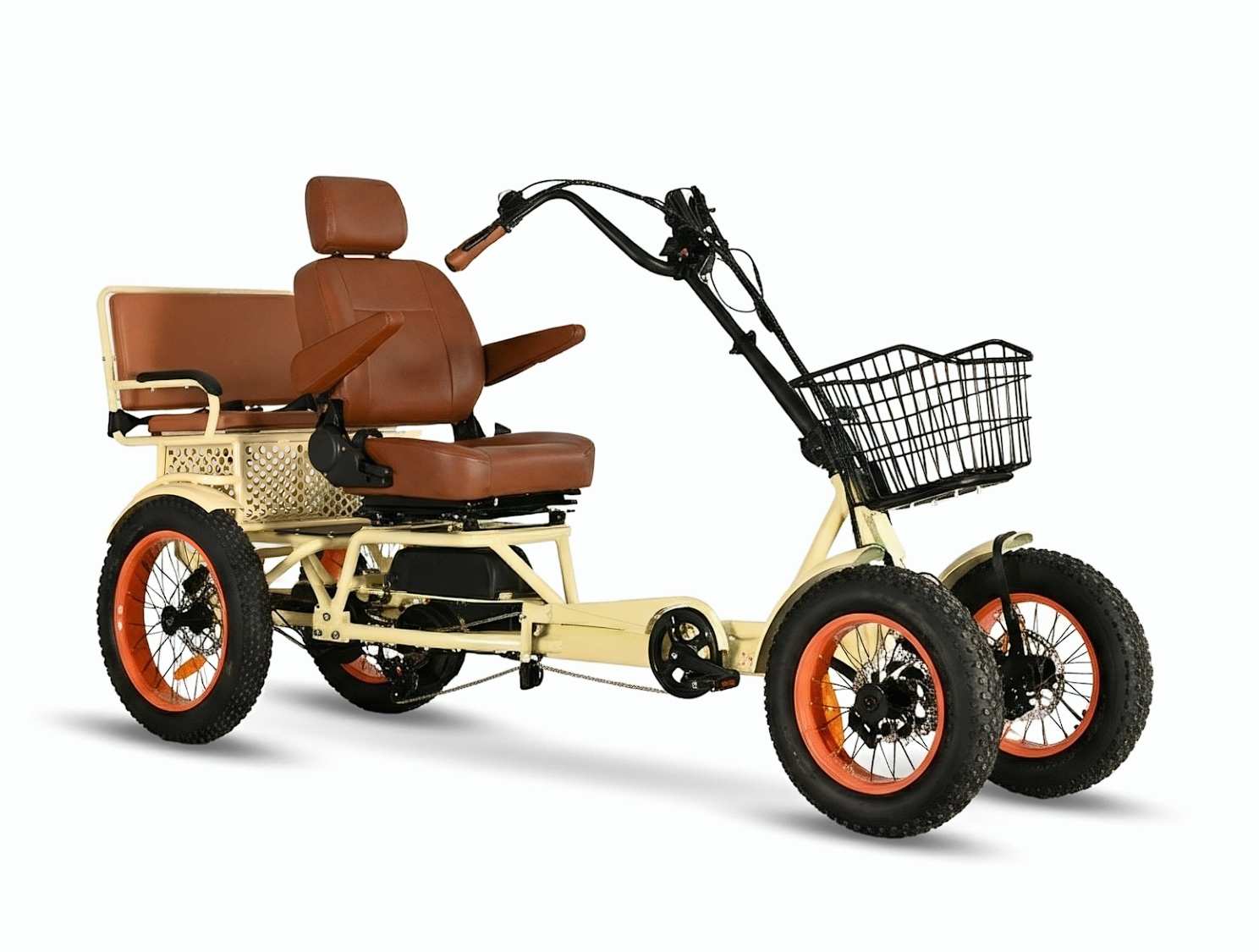 ANYterrain 4 Wheel 1500W Dual Motor Recumbent E-Bike
