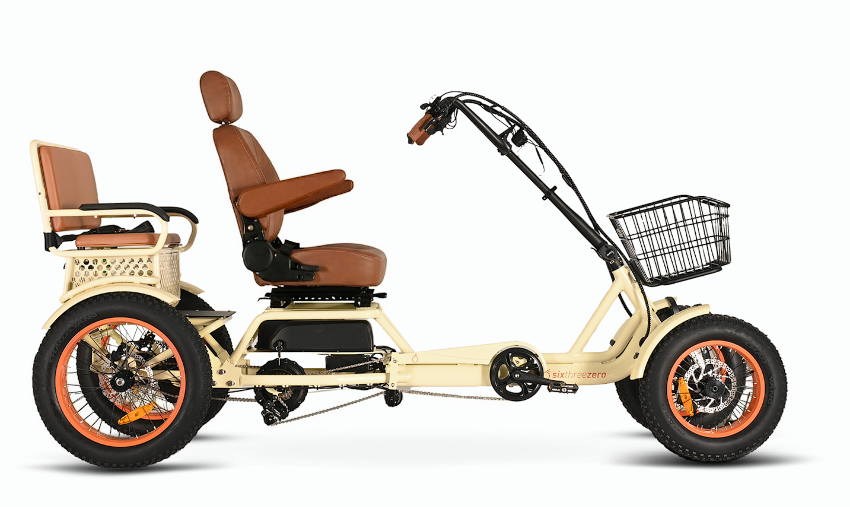 ANYterrain 4 Wheel 1500W Dual Motor Recumbent E-Bike