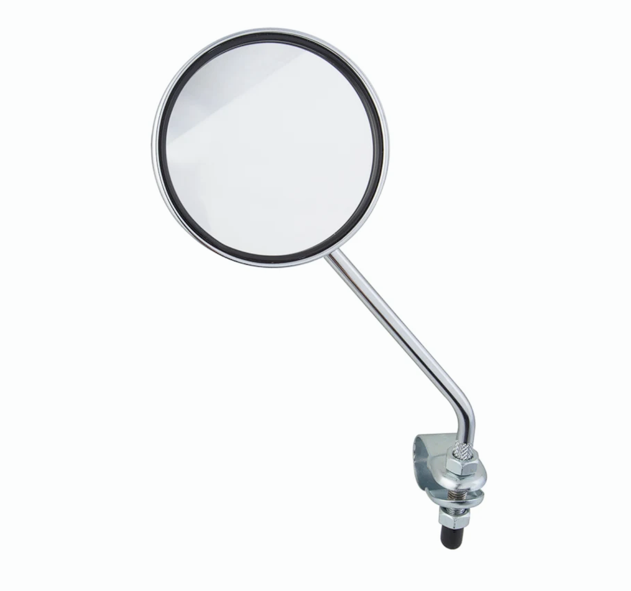 Sunlite Handlebar Mount Round Mirror with Red Reflector