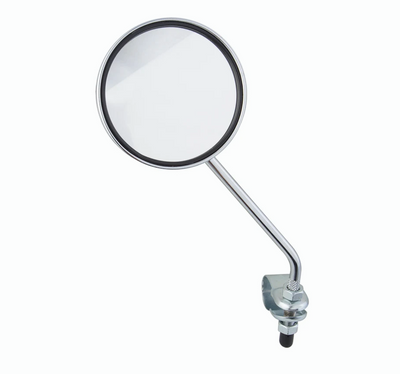 Sunlite Handlebar Mount Round Mirror with Red Reflector