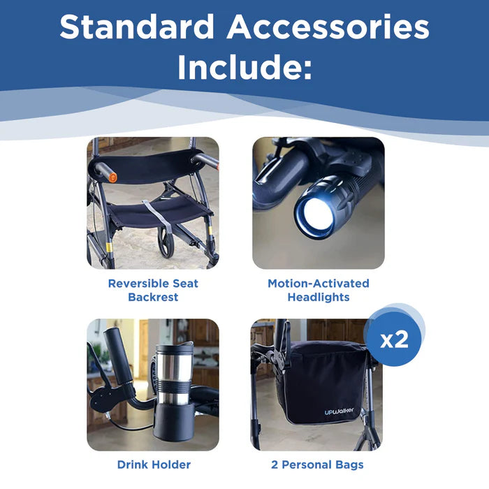 Journey UPWalker Premium Lite – Lightweight Rollator