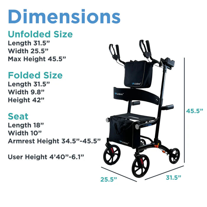 Journey UPWalker Premium Lite – Lightweight Rollator