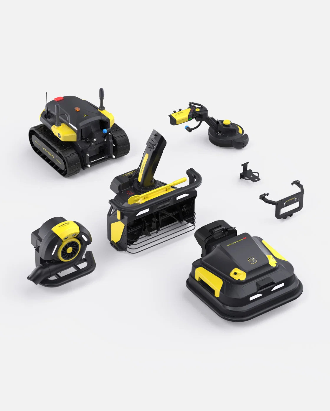 Yarbo Y40 All-Season Pro Bundle – Lawn Mower, Snow Blower, Leaf Blower & Trimmer