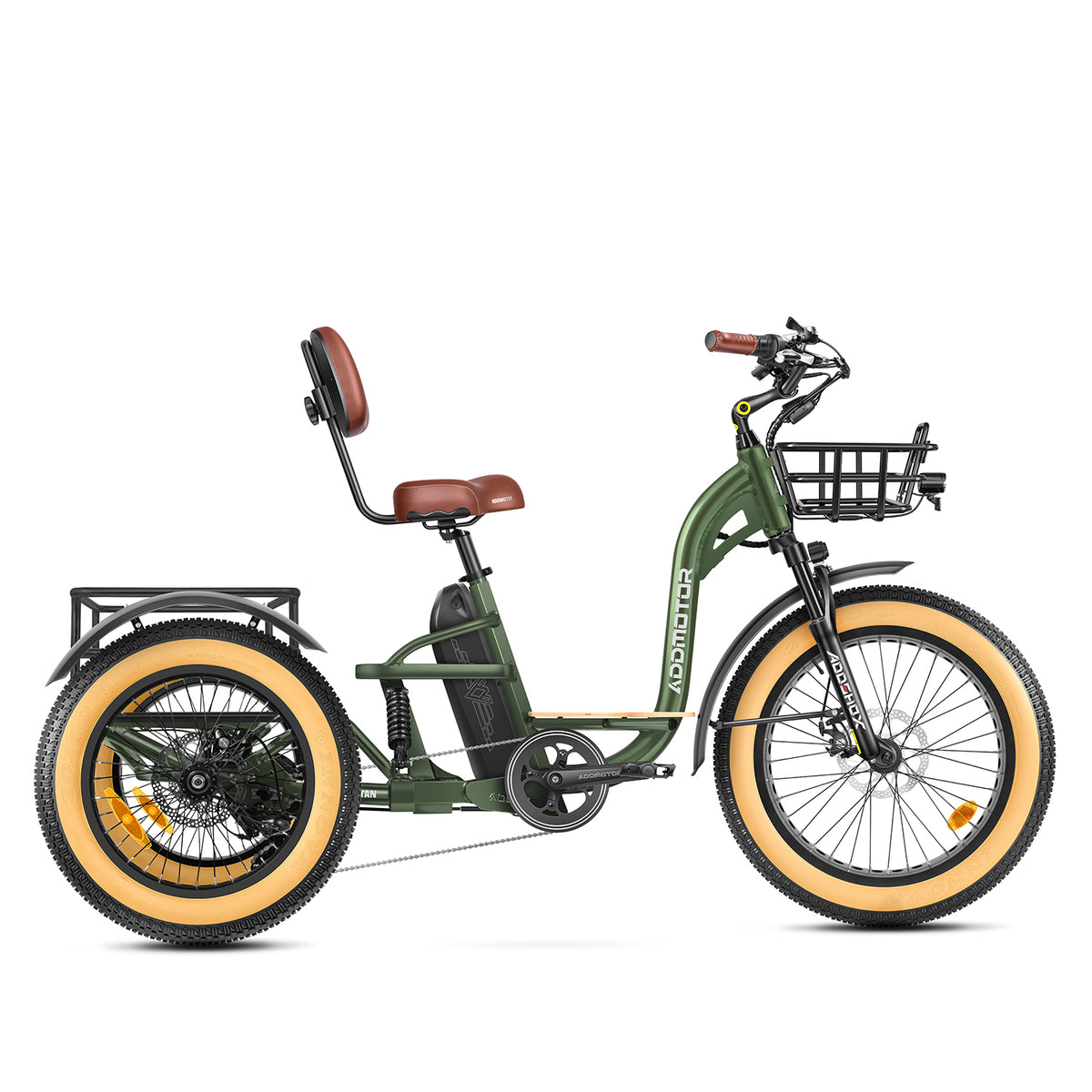 Grandtan X Full-Suspension Fat Tire Electric Trike
