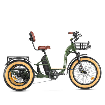 Grandtan X Full-Suspension Fat Tire Electric Trike