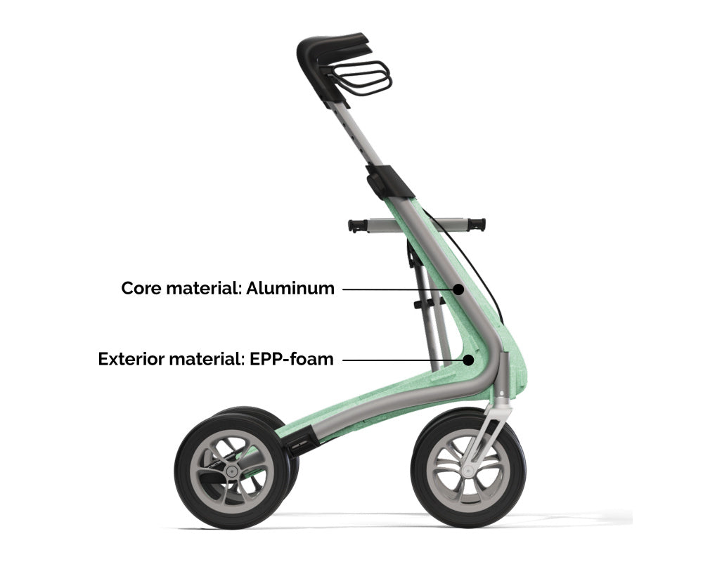 Nordic Pioneer Lightweight Rollator Walker
