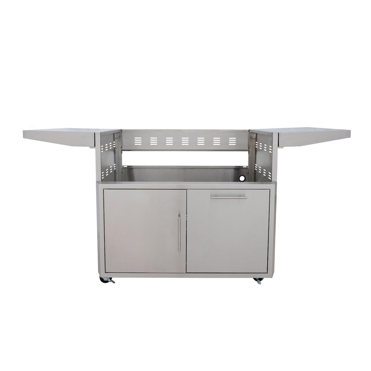 Blaze LTE PRO 40-Inch Gas Griddle Cart – Stainless Steel with Folding Shelves