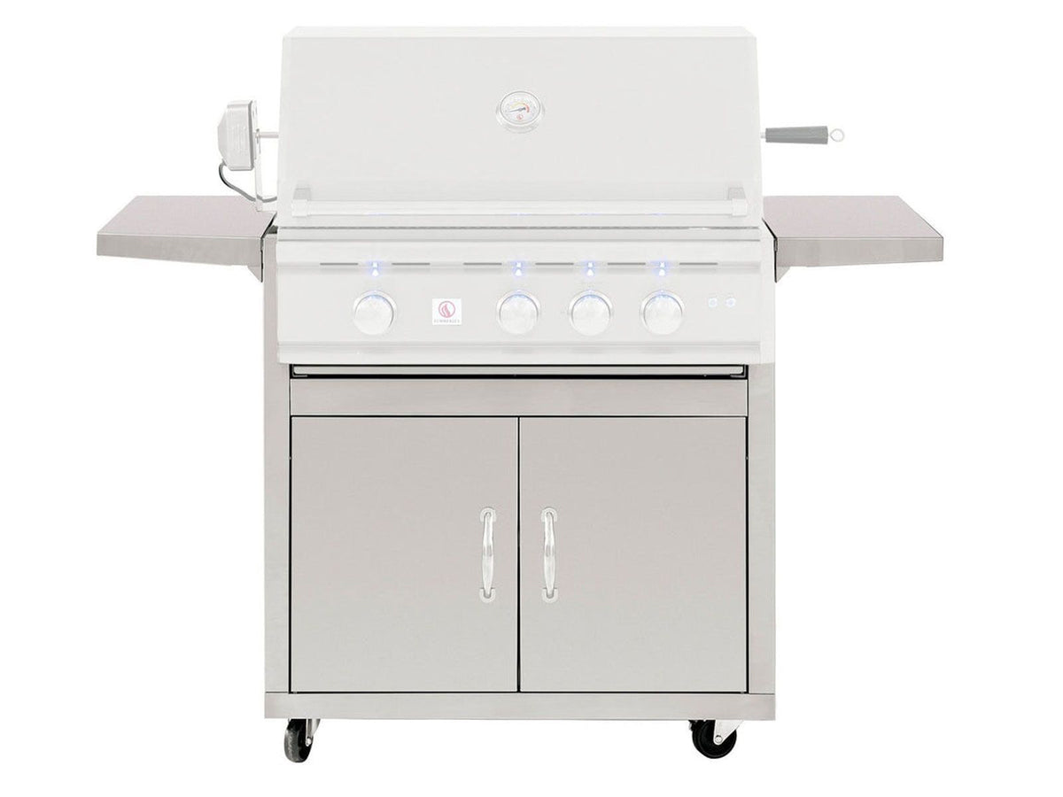 Summerset Grill Cart for 32-Inch TRL Pro Gas Grill – Stainless Steel