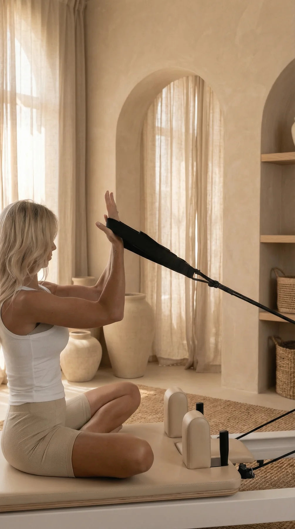 Queen Foldable Pilates Reformer – Commercial-Grade Folding Pilates Equipment