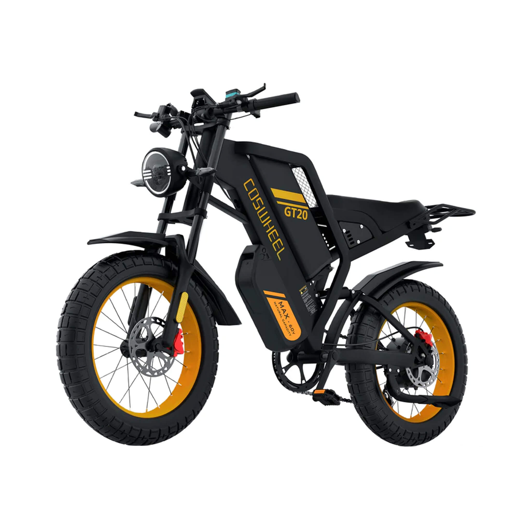 Coswheel GT20 Max 60V/40AH 2000W Dual-Battery Fat Tire Electric Bike