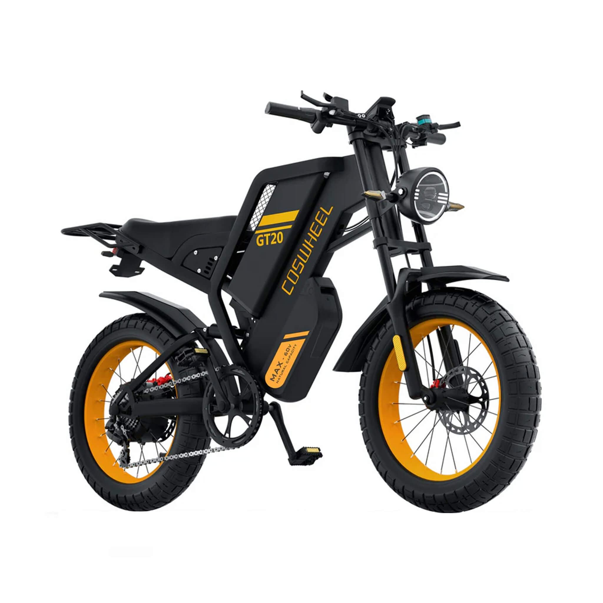 Coswheel GT20 Max 60V/40AH 2000W Dual-Battery Fat Tire Electric Bike
