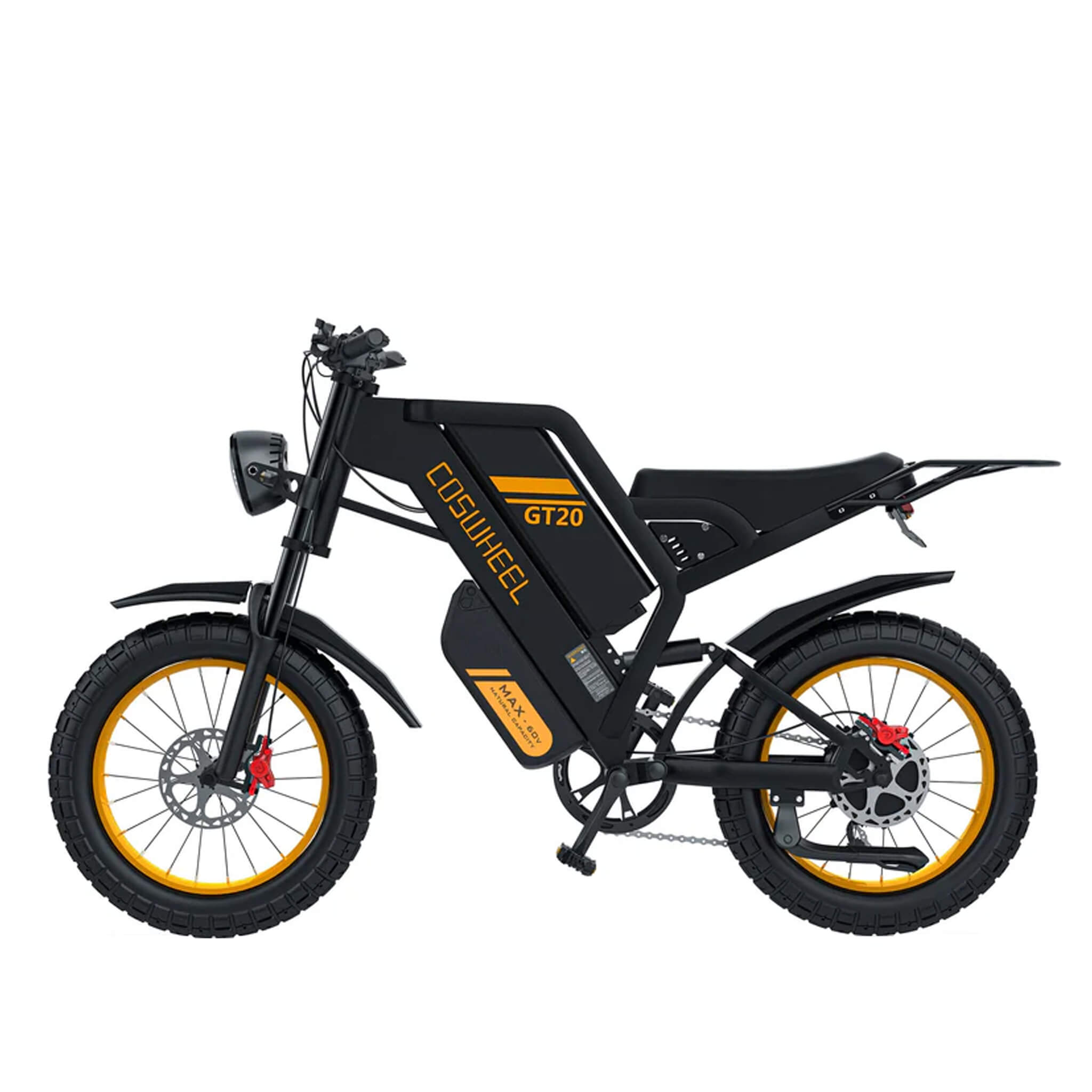 Coswheel GT20 Max 60V/40AH 2000W Dual-Battery Fat Tire Electric Bike