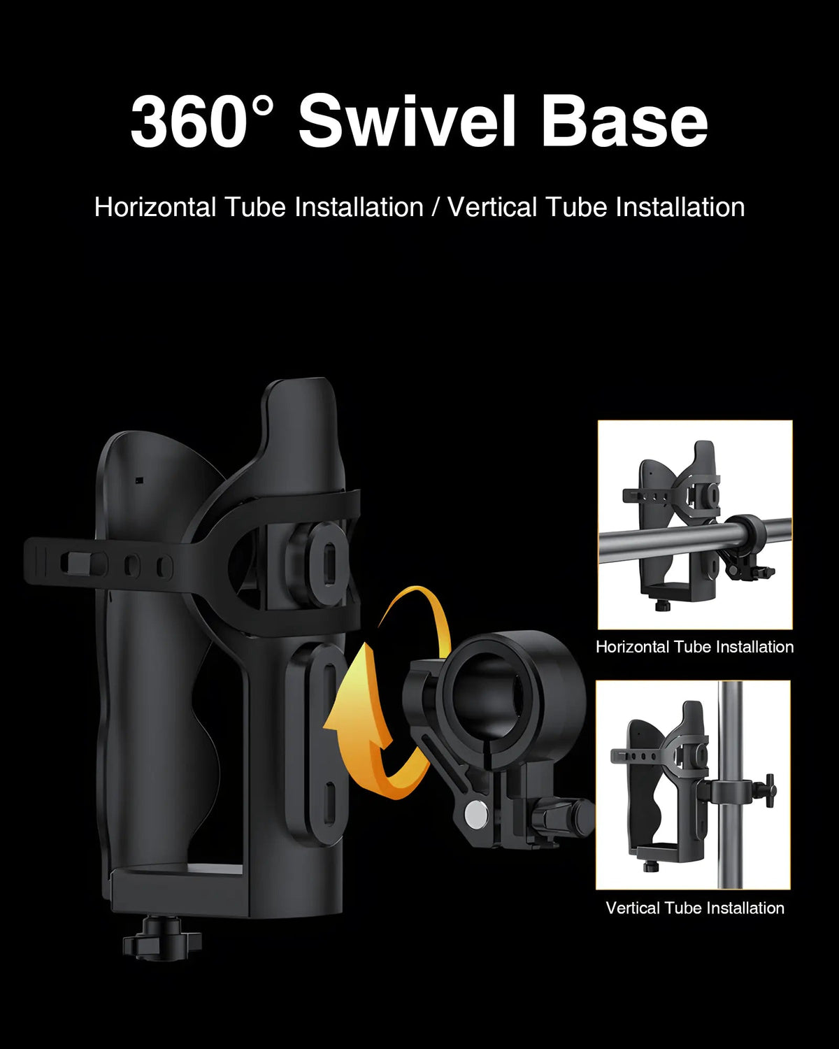 Gyroor 360° Rotation Cup Holder for Electric Bike & Electric Scooter