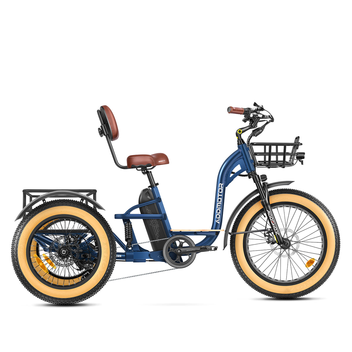 Grandtan X Full-Suspension Fat Tire Electric Trike