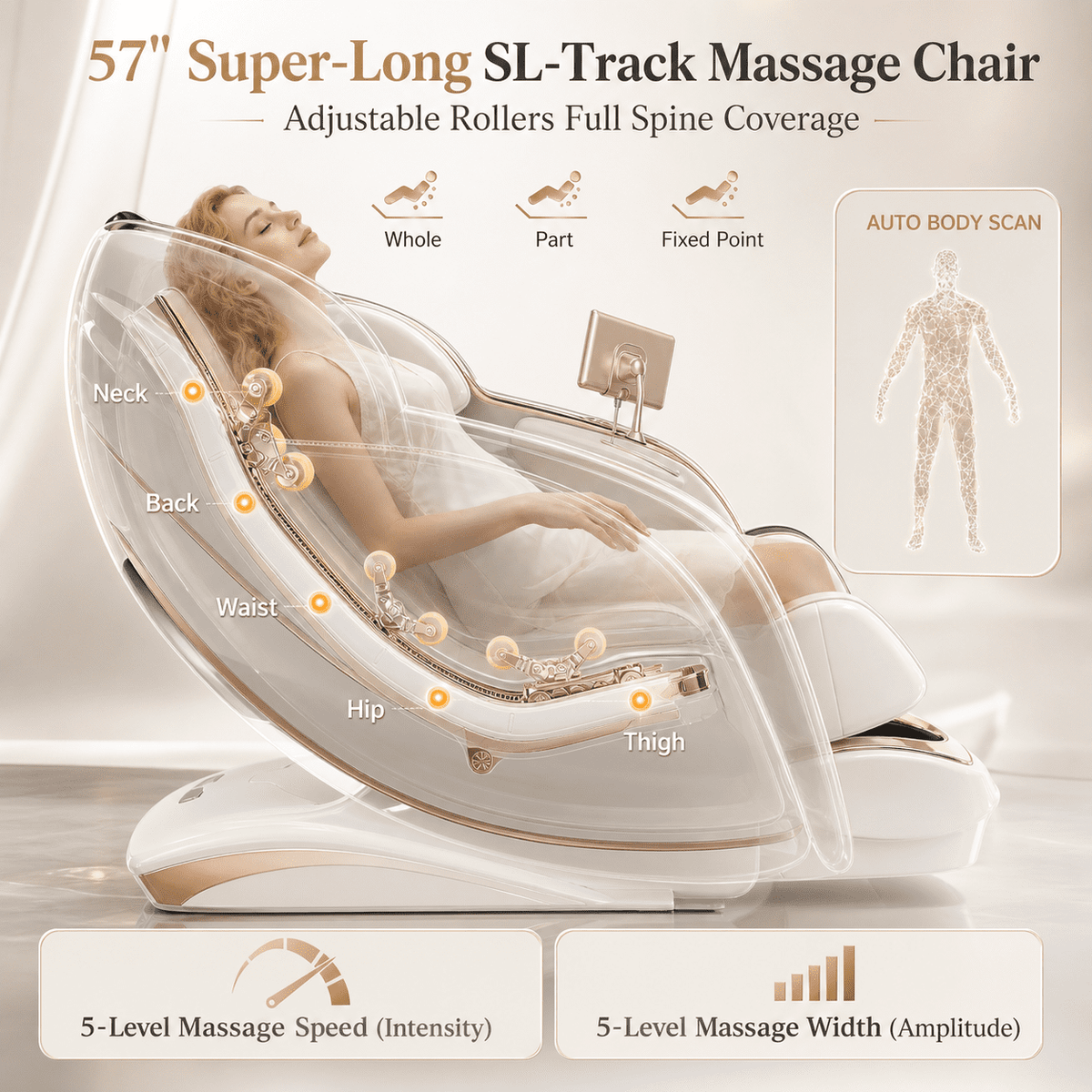 Kollecktiv 203 Royal 4D Full Body Massage Chair