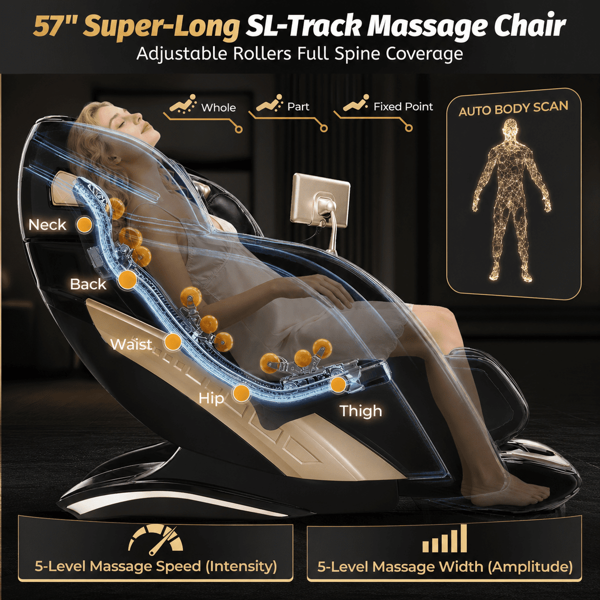 Kollecktiv 202 Zero Gravity 4D Massage Chair