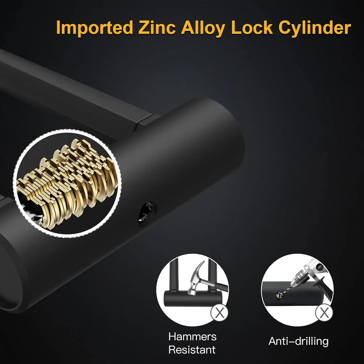 HeavyDuty Anti Theft Secure Combination  EBike/Escooter U Lock