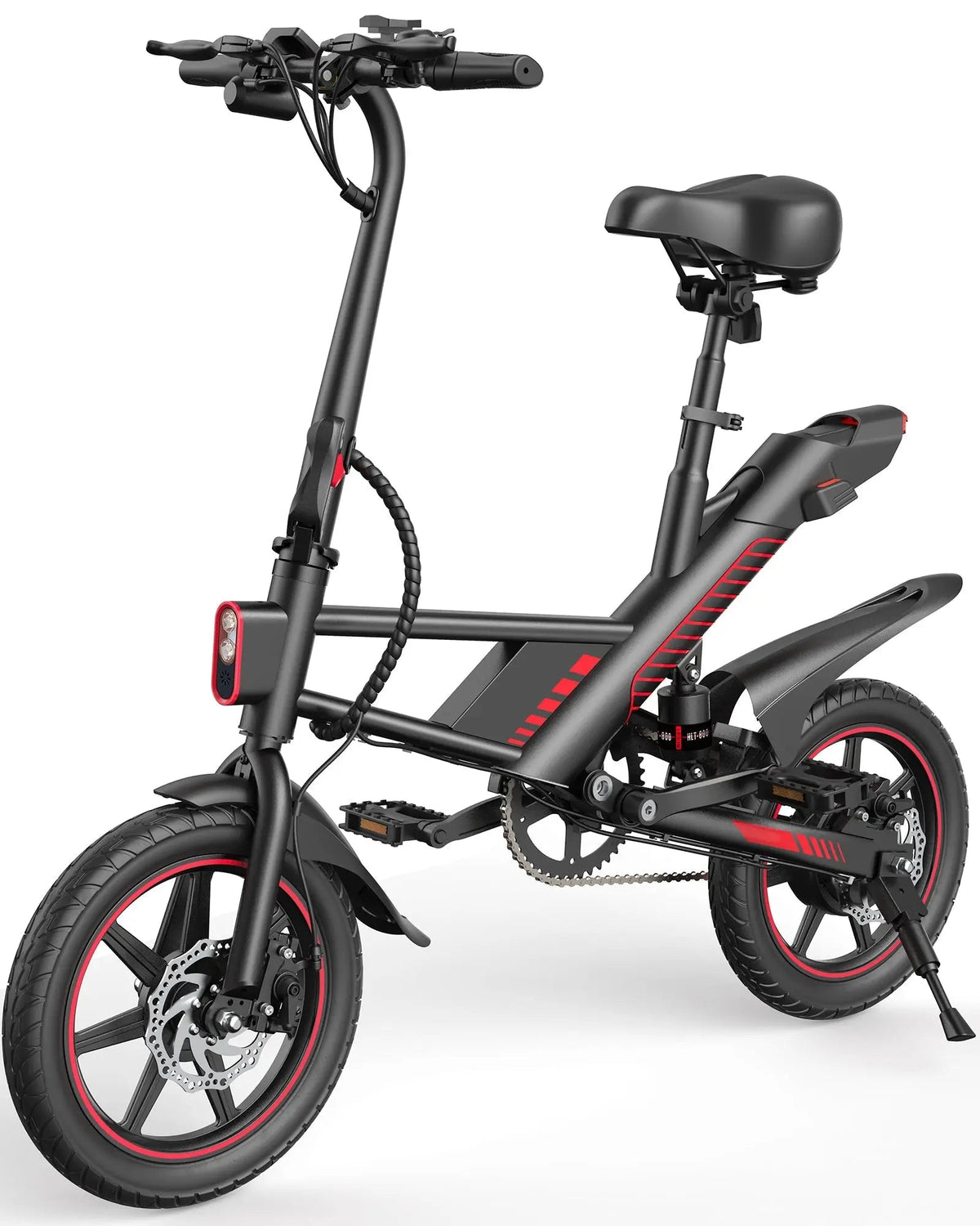 Gyroor C3 450W Folding Electric Bike – 36V 7.5Ah, 14" Pneumatic Tires