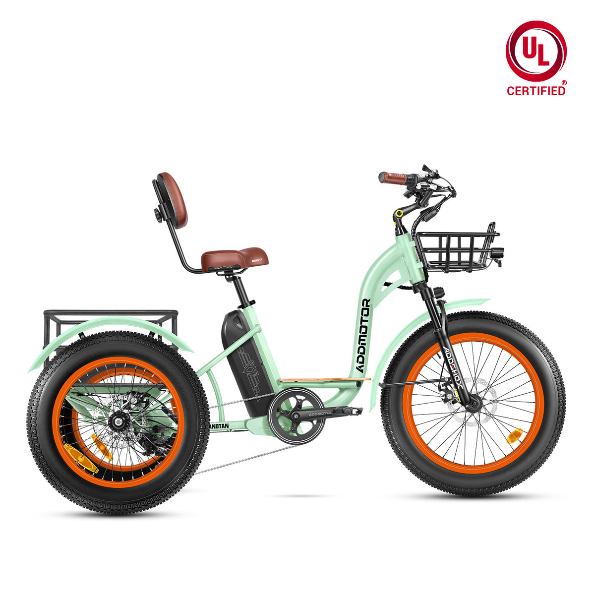 Grandtan M-340 Full-Suspension Fat Tire Electric Trike