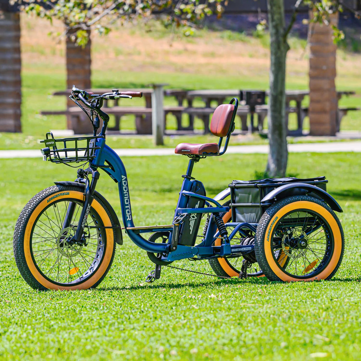Grandtan X Full-Suspension Fat Tire Electric Trike