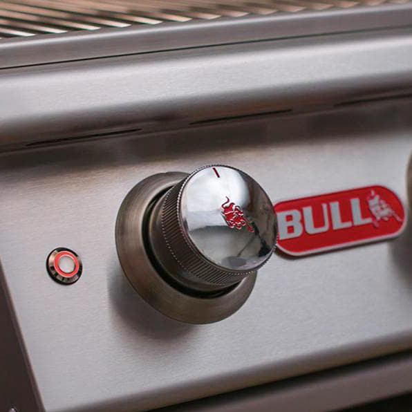 Bull Angus 30-Inch 4-Burner Built-In Gas Grill with Rear Infrared Burner & Rotisserie
