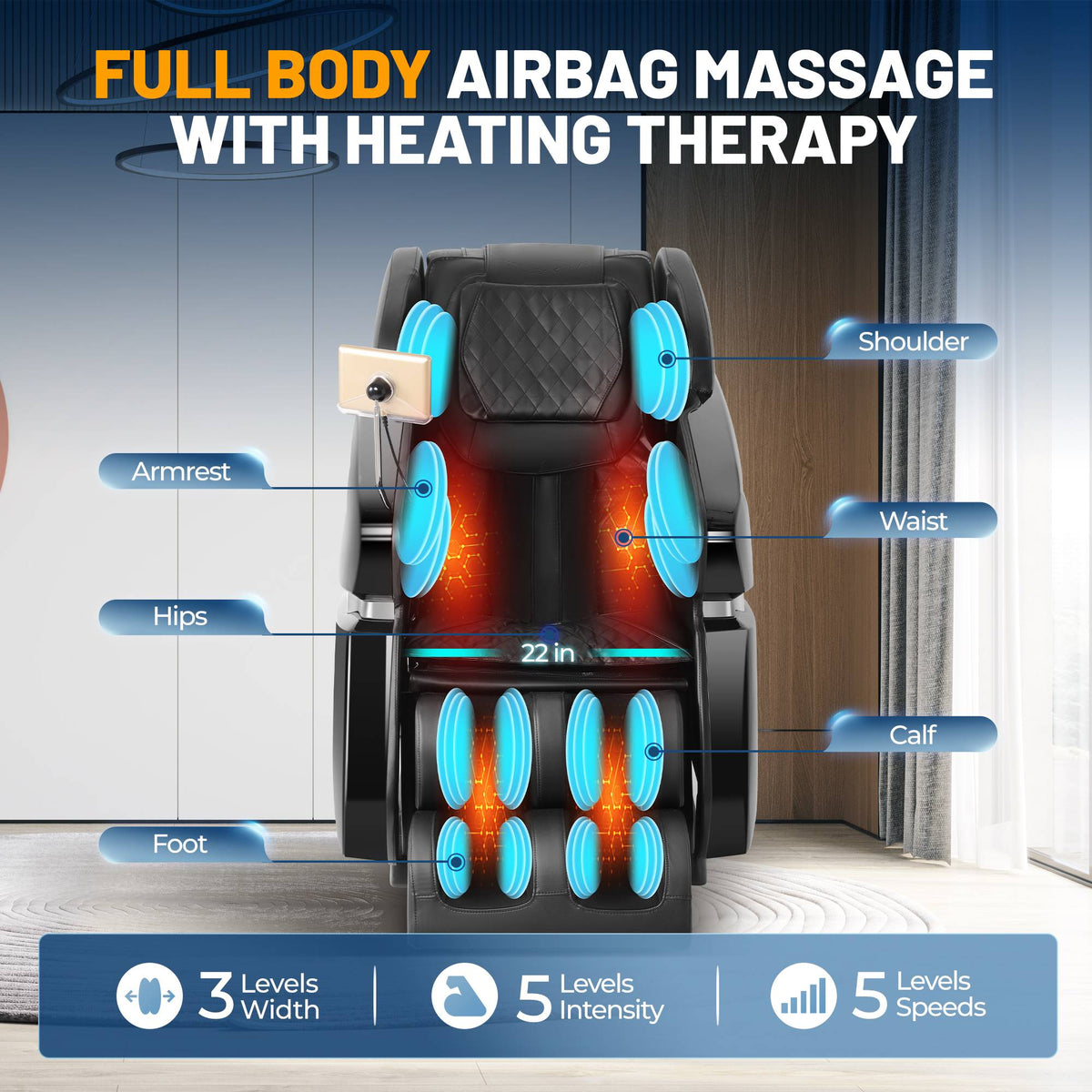 Kollecktiv 201 Zero Gravity 4D Massage Chair