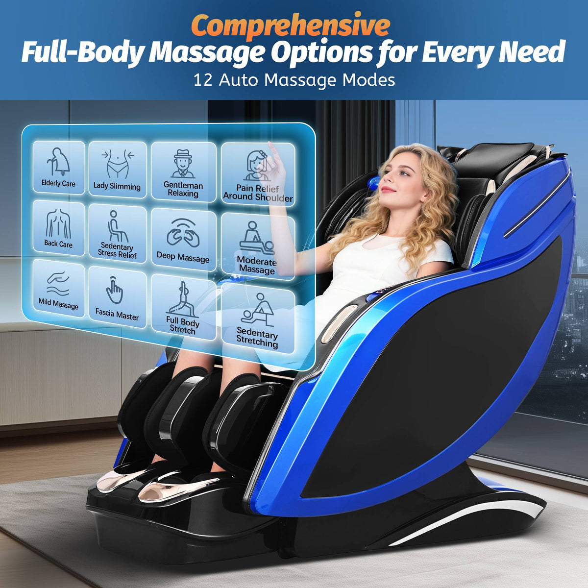 Kollecktiv 204 Heated 4D Massage Chair