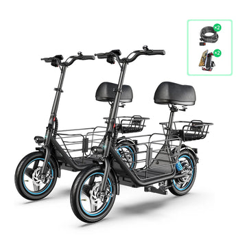 Gyroor C1S Electric Scooter with Seat – 550W, 36V 7.8Ah, 20-Mile Range