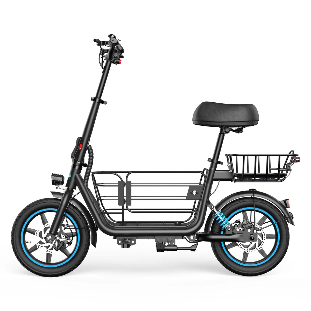 Gyroor C1S Electric Scooter with Seat – 550W, 36V 7.8Ah, 20-Mile Range