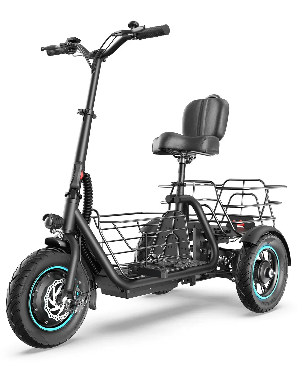 C5 Electric Trike with Removable Dual Baskets
