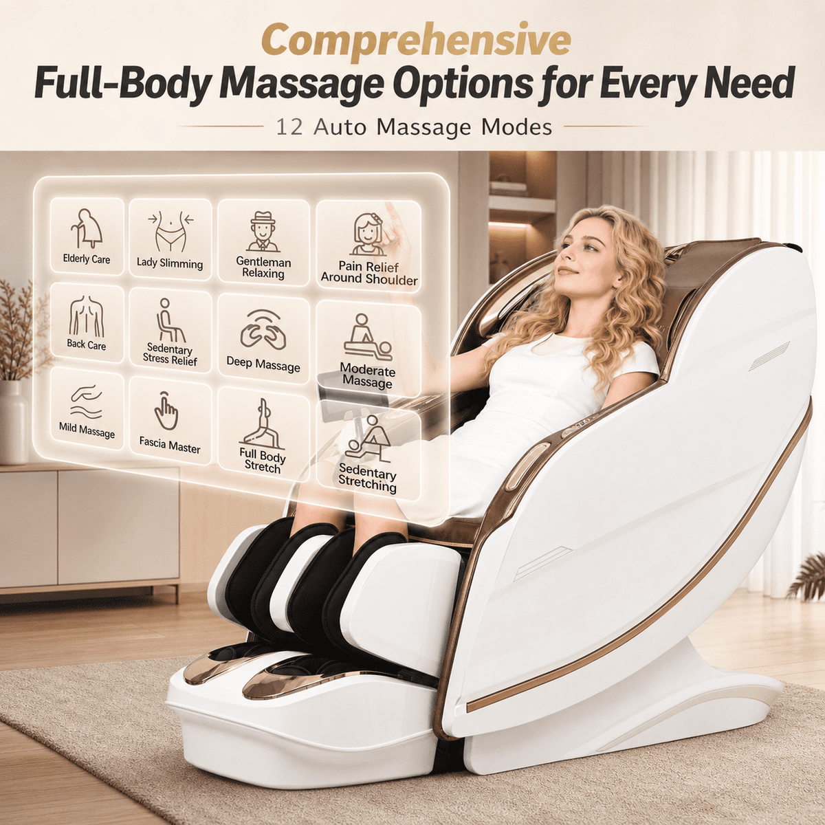Kollecktiv 203 Royal 4D Full Body Massage Chair