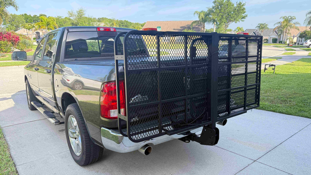 eTrike Hitch Rack - PRO HD 34-75 | 200 lb Platform Carrier with Full-Width Ramp