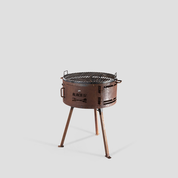24-Inch Porteña Portable Argentine Open Fire Grill – Adjustable Outdoor BBQ