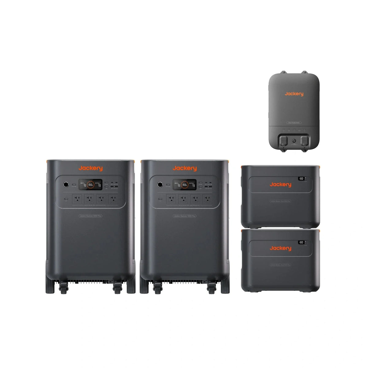 Jackery Explorer 5000 Plus Portable Power Station – 5040Wh LiFePO₄ Battery, 7200W Output