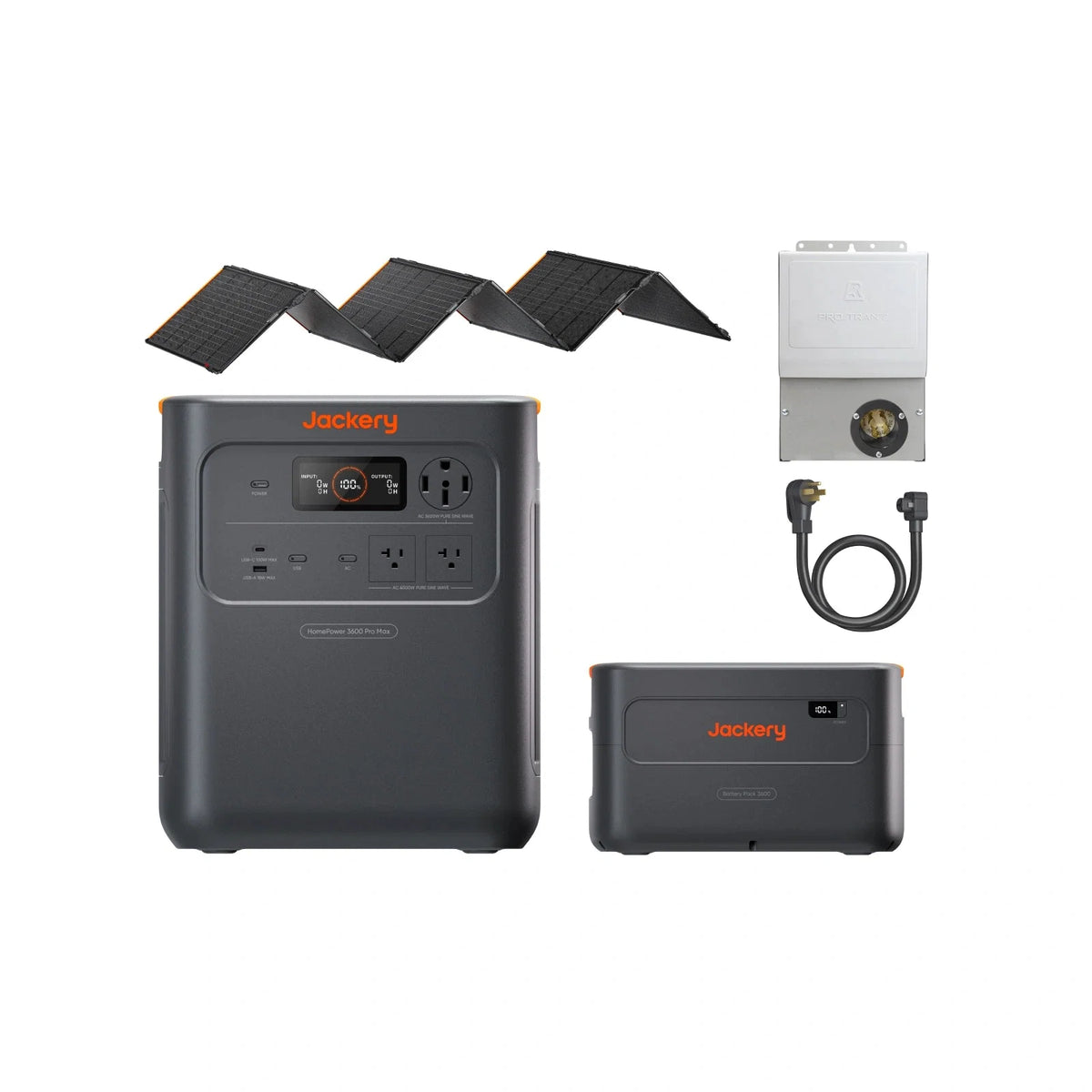Jackery HomePower 3600 Pro Max Portable Power Station – 3584Wh LiFePO₄ Battery, 4000W Output