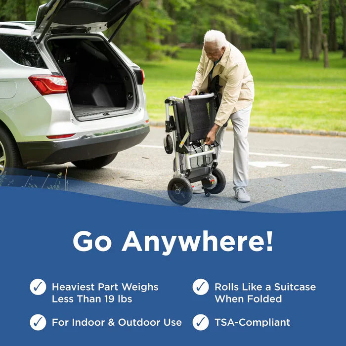Journey Zoomer Lightweight Folding Power Chair