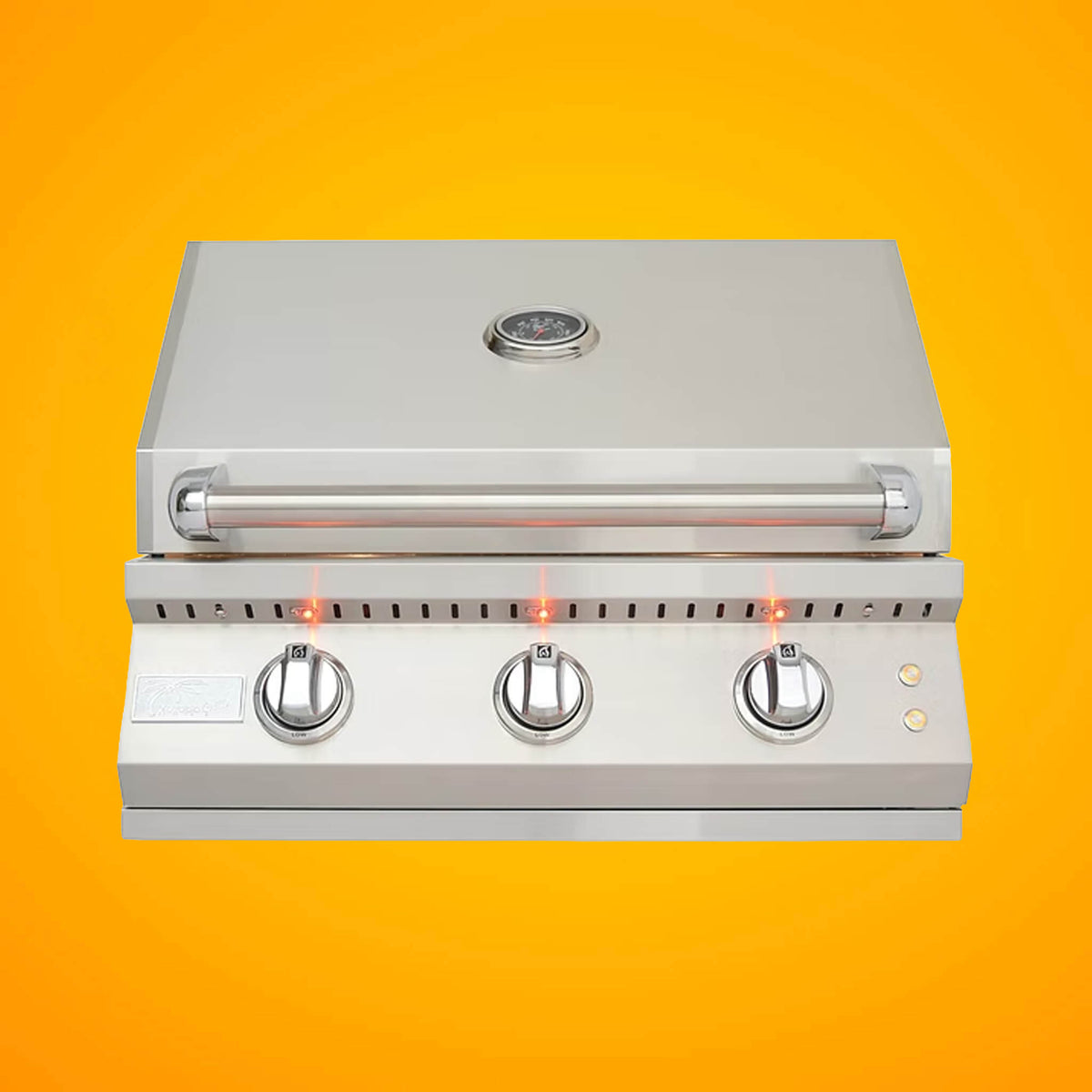 26-Inch Premium 45K BTU Elite 3-Burner Built-In Gas Grill