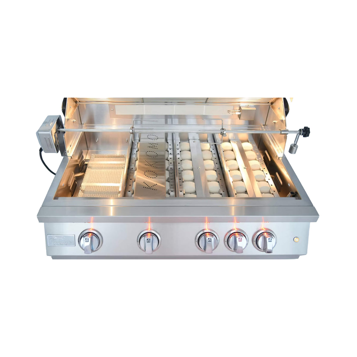 32-Inch Premium 72K BTU Professional 4-Burner Built-In Gas Grill