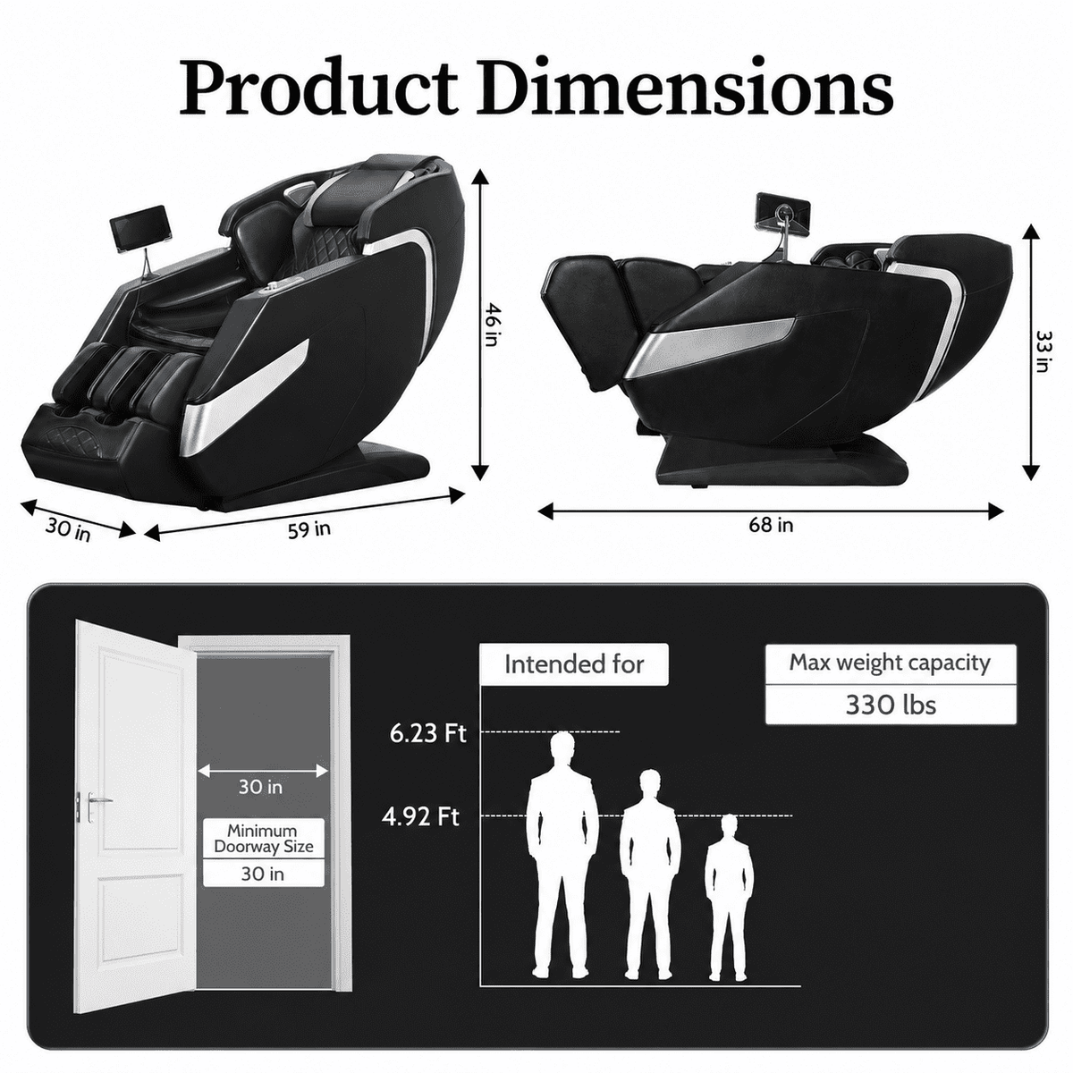 Kollecktiv 205 Zero Gravity 4D Massage Chair