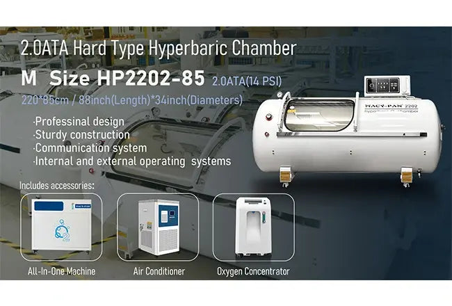 Hard Lying Type 2.0 ATA Hyperbaric Chamber HP2202