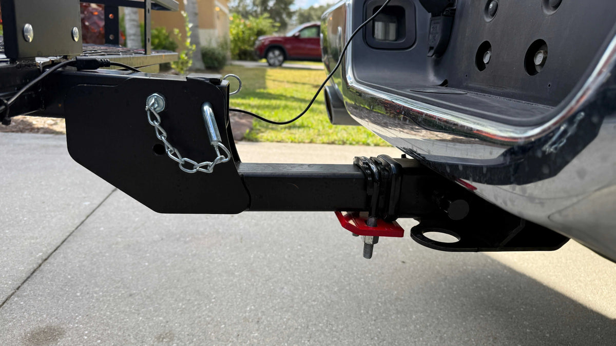 eTrike Hitch Rack - SD 32-65 | 250 lb Platform Carrier with Folding Ramp