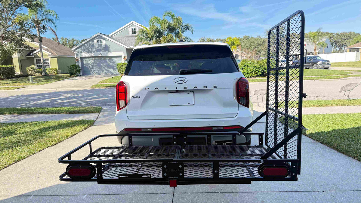 eTrike Hitch Rack - SD 32-65 | 250 lb Platform Carrier with Folding Ramp