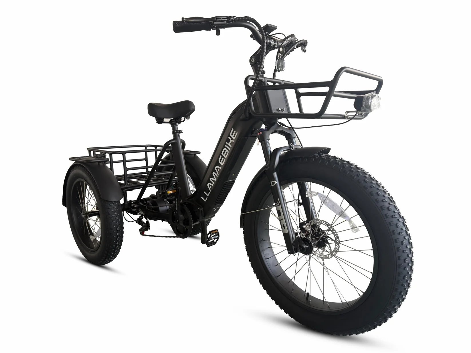 LLAMA Trike CT11 Fat Tire Electric Cargo Trike with NFC Unlock & Optional IoT