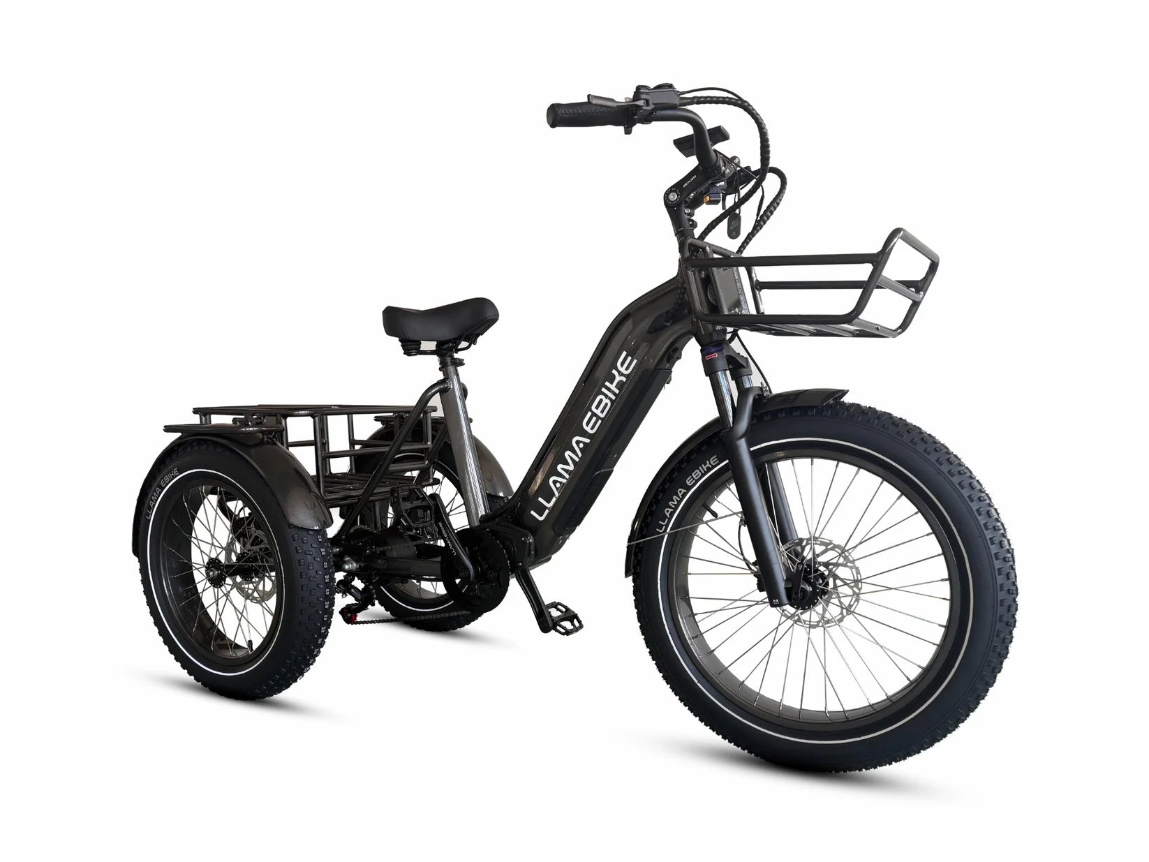 LLAMA Trike CT11 Fat Tire Electric Cargo Trike with NFC Unlock & Optional IoT