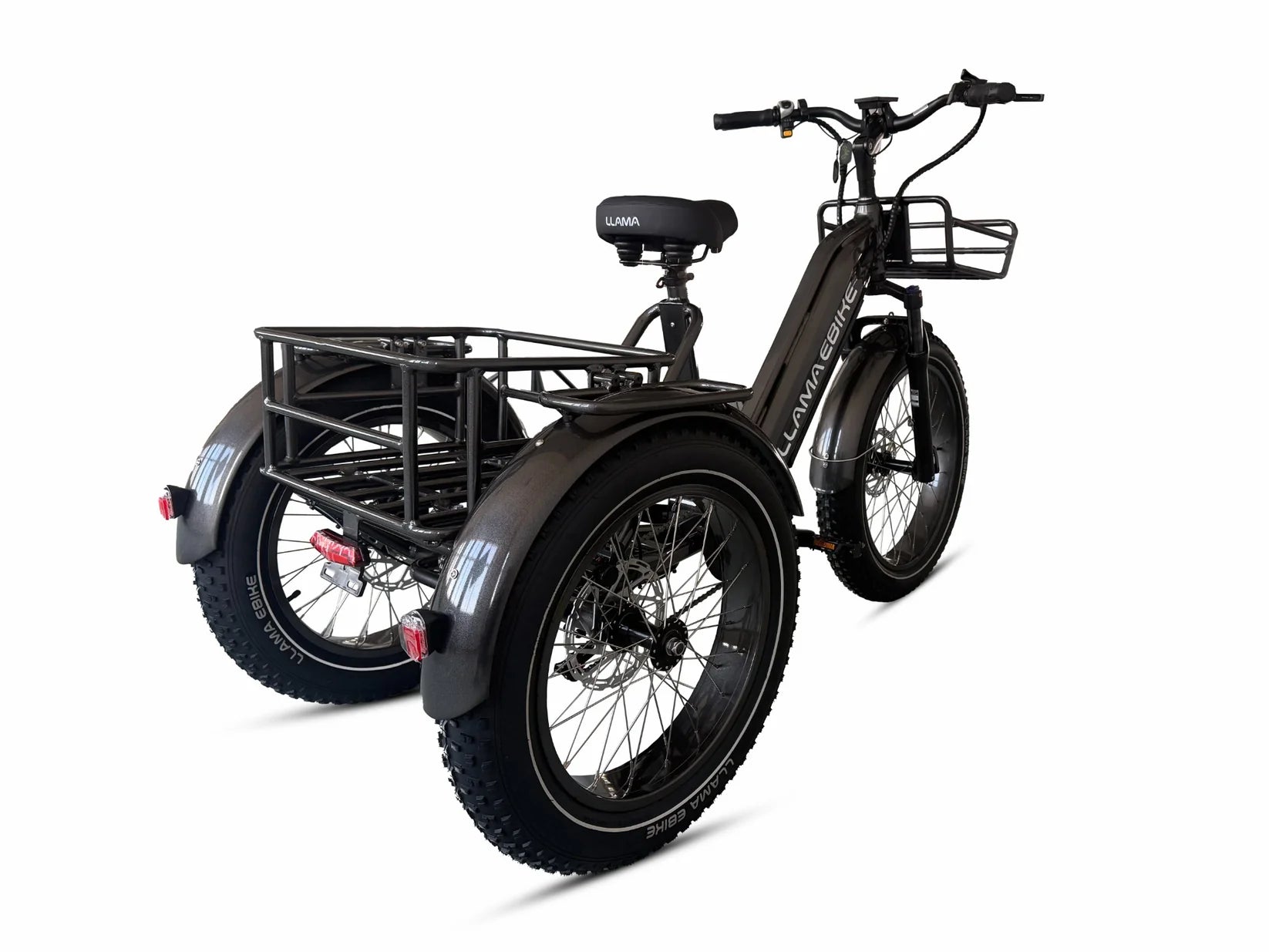 LLAMA Trike CT11 Fat Tire Electric Cargo Trike with NFC Unlock & Optional IoT