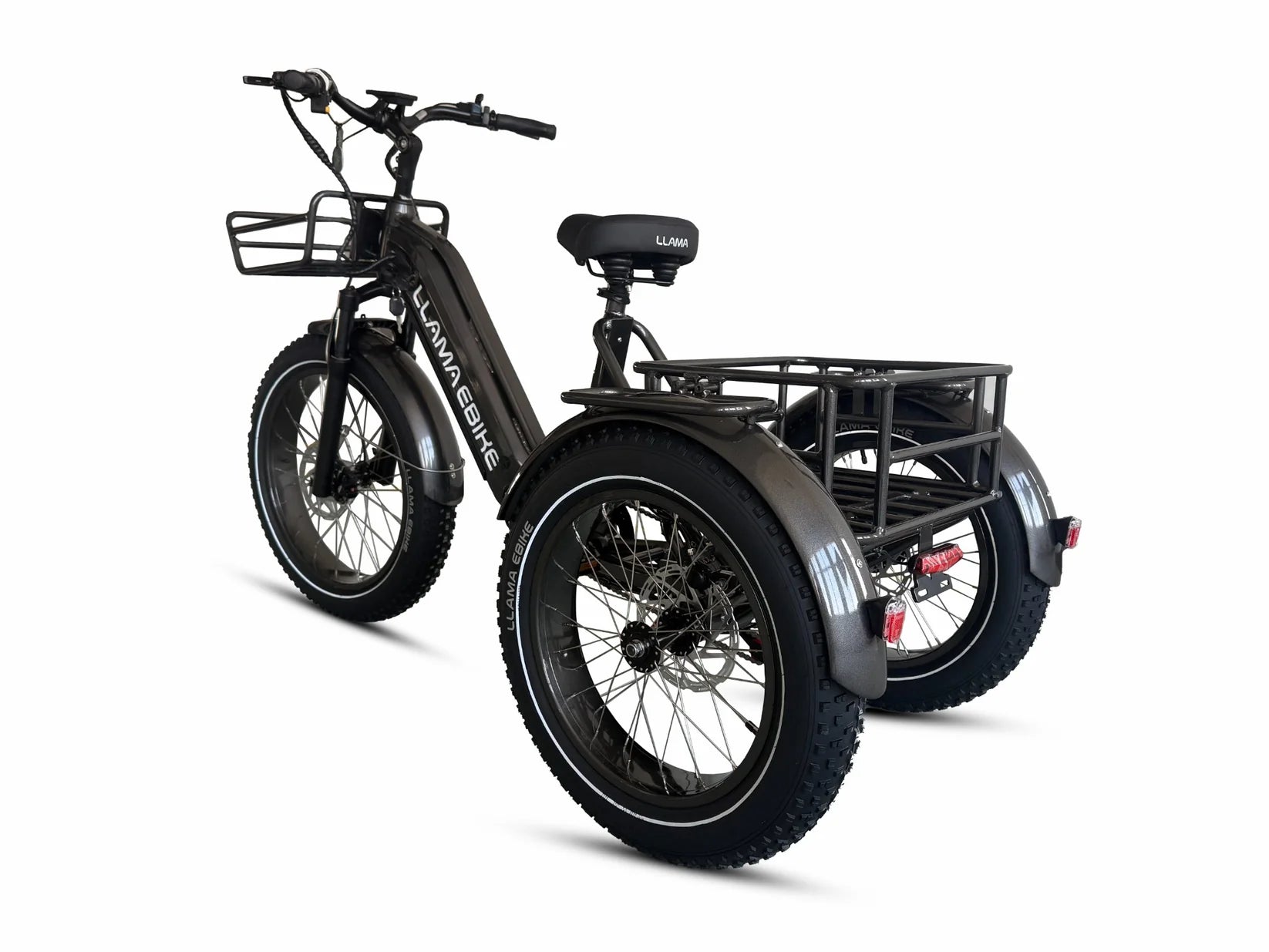 LLAMA Trike CT11 Fat Tire Electric Cargo Trike with NFC Unlock & Optional IoT