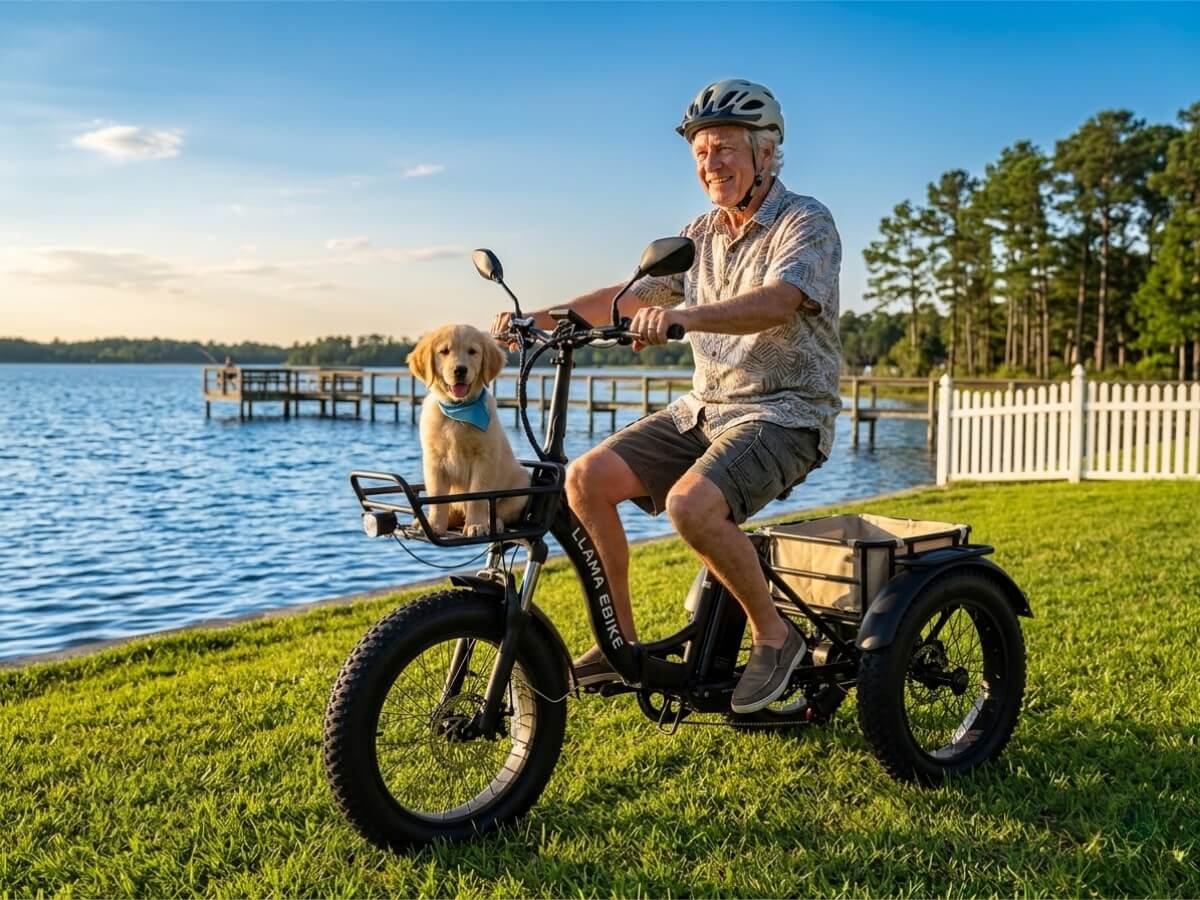 LLAMA Trike FT10 – Foldable Fat Tire Electric Trike